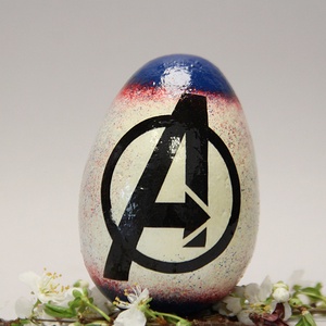 Bosszúállók húsvéti tojás ; Ajándék Avengers rajongók részére , Otthon & Lakás, Dekoráció, Dísztárgy, Decoupage, transzfer és szalvétatechnika, MESKA