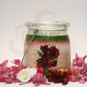 Anyák napra mini virágtartó ANYA, MAMA - képpel, névvel is - anyák napi ajándék édesanyáknak, Otthon & Életmód, Dekoráció, Váza, Virágdísz és tartó, Decoupage, transzfer és szalvétatechnika, MESKA
