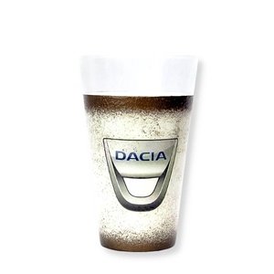 Dacia vizes pohár ; ideális ajándék , Otthon & Lakás, Pohár, Konyhafelszerelés, tálalás, Tálalás, Decoupage, transzfer és szalvétatechnika, MESKA