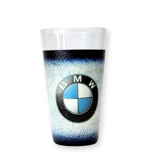 BMW üdítős pohár ; BMW rajongóknak- gyerekeknek és felnőtteknek egyaránt , Otthon & Lakás, Konyhafelszerelés, tálalás, Tálalás, Pohár, Decoupage, transzfer és szalvétatechnika, MESKA