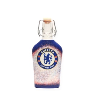 Chelsea FC emblémás  csatos flaska  ; Szurkolói ajándék férjeknek -barátoknak - szerelmemnek , Otthon & Lakás, Konyhafelszerelés, tálalás, Flaska, csatos üveg, Decoupage, transzfer és szalvétatechnika, Meska