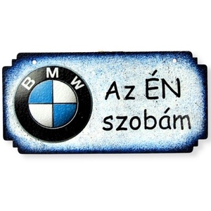 BMW emblémás  fatábla ; BMW rajongóknak - Meska.hu