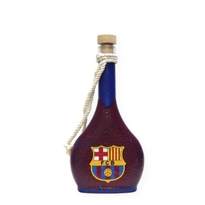 FC Barcelona pálinkás flaska; Barcelona futball szurkolóknak, Otthon & Lakás, Konyhafelszerelés, tálalás, Flaska, csatos üveg, Decoupage, transzfer és szalvétatechnika, MESKA