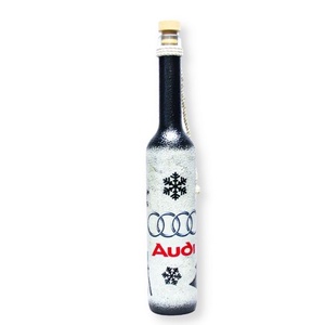 Audi adventi pálinkásüveg ; Audi rajongóknak - otthon & lakás - dekoráció - asztal és polc dekoráció - díszüveg - Meska.hu