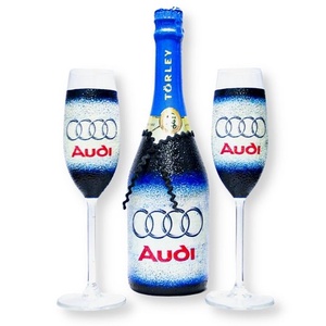 Audi pezsgős pohárszett ; Audi rajongóknak - Meska.hu