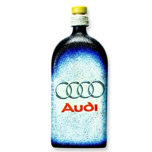 Audi pálinkás üveg ; Audi rajongóknak, Otthon & Lakás, Dekoráció, Díszüveg, Asztal és polc dekoráció, Decoupage, transzfer és szalvétatechnika, MESKA