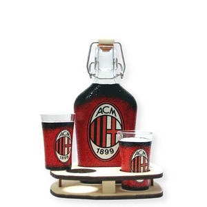 AC MILAN  pálinkás készlet ; futball szurkolóknak - Meska.hu