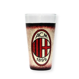 AC MILAN vizes, üdítős pohár ; foci szurkolóknak, Otthon & Lakás, Pohár, Konyhafelszerelés, tálalás, Tálalás, Decoupage, transzfer és szalvétatechnika, Meska