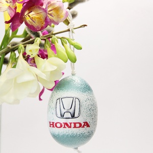 Honda ajándék ötlet ;húsvéti tojás, Otthon & Lakás, Dekoráció, Fali és függő dekoráció, Függődísz, Decoupage, transzfer és szalvétatechnika, MESKA
