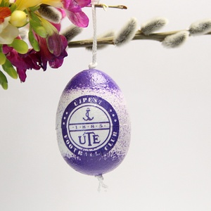 Újpest UTE húsvéti tojás; ajándékötlet - otthon & lakás - dekoráció - fali és függő dekoráció - függődísz - Meska.hu