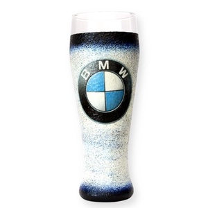 BMW emblémás sörös pohár - születésnapra; névnapra ; karácsonyra vagy csak úgy , Otthon & Lakás, Konyhafelszerelés, tálalás, Tálalás, Sörös pohár és korsó, Decoupage, transzfer és szalvétatechnika, MESKA
