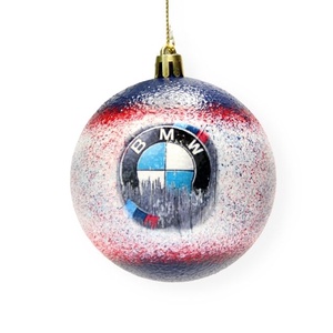 Karácsonyfa gömb autó témájú emblémával - BMW  márka rajongóinak -  párodnak; szerelmednek  mikulásra és karácsonyra , Karácsony, Karácsonyi lakásdekoráció, Karácsonyfadíszek, Decoupage, transzfer és szalvétatechnika, MESKA