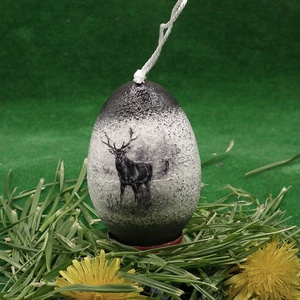  Húsvéti tojás - egyedi locsoló ajándék vadászoknak  ( SZARVAS  )  - férjeknek -barátoknak , Otthon & Életmód, Dekoráció, Dísztárgy, Decoupage, transzfer és szalvétatechnika, MESKA