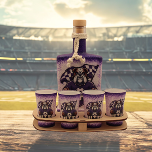 Egyedi UTE szurkolói ajándék férjeknek , párodnak - karácsonyra-születésnapra -névnapra -vagy csak úgy !, Otthon & Életmód, Konyhafelszerelés, tálalás, Tálalás, Pálinkás poharak, szettek, Decoupage, transzfer és szalvétatechnika, MESKA