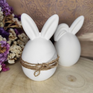 Tojás nyuszik, Otthon & Életmód, Dekoráció, Dísztárgy, Gipszöntés, MESKA