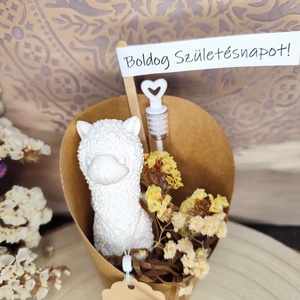 Alpakás szülinapi pohár szett - otthon & életmód - dekoráció - dísztárgy - Meska.hu