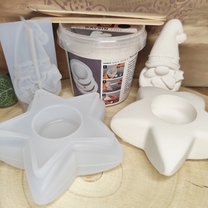 DIY kreatív csomag  Manó és csillag mécsestartó - diy (csináld magad) - egységcsomag - Meska.hu