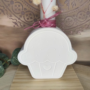 Szülinapi muffinos gyertyatartó - otthon & életmód - dekoráció - dísztárgy - Meska.hu