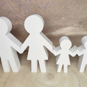 Családi figurák, Otthon & Életmód, Dekoráció, Dísztárgy, Gipszöntés, MESKA