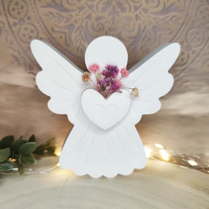 Szives angyalka, Karácsony, Karácsonyi lakásdekoráció, Karácsonyi lakásdíszek, , MESKA