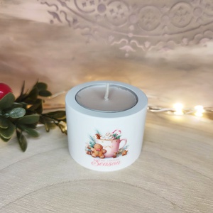 Bögrés-mézis mécsestartó - karácsony - karácsonyi lakásdekoráció - karácsonyi lakásdíszek - Meska.hu