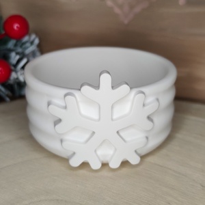 Hópelyhes mini tál - Meska.hu