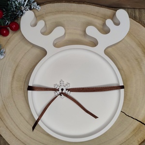 Szarvas agancsos tálca - Meska.hu