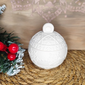 Hópihés gömb tároló - karácsony - karácsonyi lakásdekoráció - karácsonyi lakásdíszek - Meska.hu
