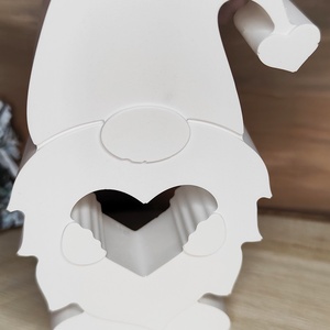 Álló szíves manó figura - Meska.hu