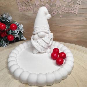 Manó fenyőfával - karácsony - karácsonyi lakásdekoráció - karácsonyi lakásdíszek - Meska.hu