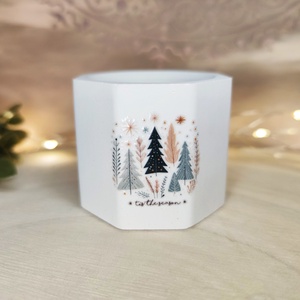 Karácsonyfás mécsestartó - otthon & életmód - gyertya, illat, aroma - mécses és mécsestartó - Meska.hu