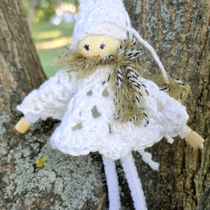 Horgolt manó - otthon & életmód - dekoráció - asztal és polc dekoráció - asztaldísz - Meska.hu