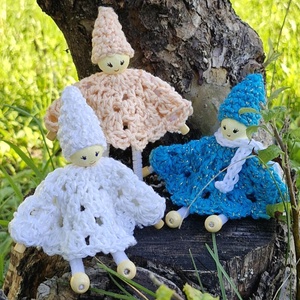 Horgolt manó, Otthon & Életmód, Dekoráció, Asztal és polc dekoráció, Asztaldísz, Baba-és bábkészítés, MESKA