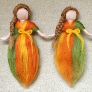 Őszi gyapjú tündér - játék & sport - baba & babaház - baba - Meska.hu