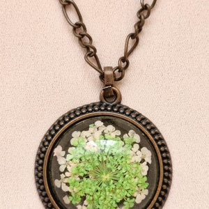 Üveglencsés nyaklánc, Ékszer, Nyaklánc, Medálos nyaklánc, Ékszerkészítés, MESKA