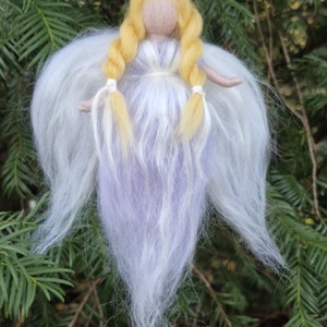 Gyapjú angyal  17cm. - Meska.hu