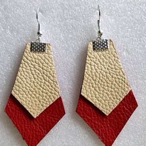 Bőr fülbevaló, Ékszer, Fülbevaló, Lógó fülbevaló, Ékszerkészítés, MESKA