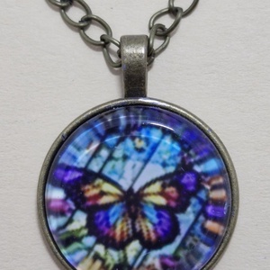 Üveglencsés nyaklánc, Ékszer, Nyaklánc, Medálos nyaklánc, Ékszerkészítés, MESKA