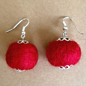 Nemezelt szett nyaklánc+fülbevaló - ékszer - nyaklánc - bogyós nyaklánc - Meska.hu