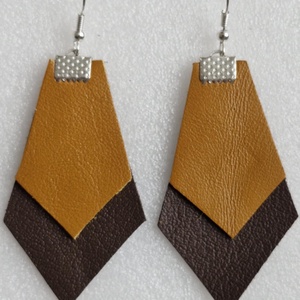 Bőr fülbevaló, Ékszer, Fülbevaló, Lógó fülbevaló, Ékszerkészítés, Bőrművesség, MESKA