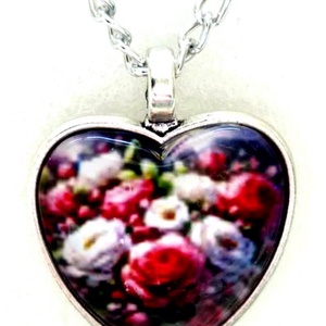 Üveglencsés nyaklánc nőnapra, Ékszer, Nyaklánc, Medálos nyaklánc, Ékszerkészítés, MESKA