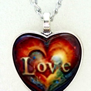 Üveglencsés nyaklánc nőnapra, Ékszer, Nyaklánc, Medálos nyaklánc, Ékszerkészítés, MESKA