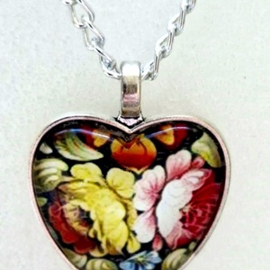 Üveglencsés nyaklánc nőnapra, Ékszer, Nyaklánc, Medálos nyaklánc, Ékszerkészítés, MESKA