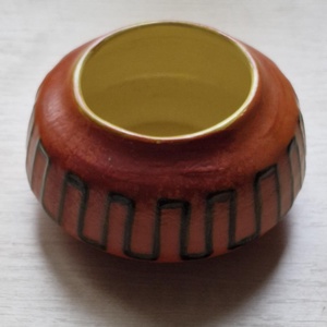 Retro ,vintage Tófej iparművészeti mázas kerámia-jelzett T89 - Meska.hu
