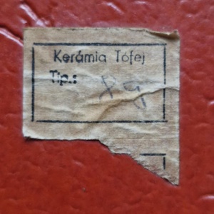 Retro ,vintage Tófej iparművészeti mázas kerámia-jelzett T89 - otthon & életmód - virágdekoráció - virágtartó - váza - Meska.hu