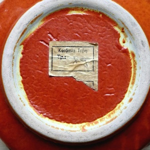 Retro ,vintage Tófej iparművészeti mázas kerámia-jelzett T89 - otthon & életmód - virágdekoráció - virágtartó - váza - Meska.hu