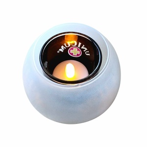 Eredeti Unicum matt üveg mécsestartó � Zwack gyűjtői darab (9 cm), Otthon & Életmód, Gyertya, illat, aroma, Mécses és mécsestartó, Üvegművészet, MESKA