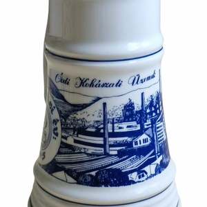 Vintage Alföldi Porcelán söröskorsó � Ózdi Kohászati Üzemek (16 cm), Otthon & Életmód, Konyhafelszerelés, tálalás, Tálalás, Sörös pohár és korsó, Festett tárgyak, MESKA