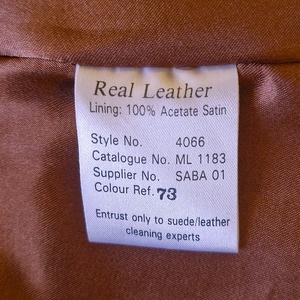 Vintage The Hudson Leather Co. � Valódi hasított/velurbőr szoknya (S) - ruha & divat - női ruha - szoknya - Meska.hu