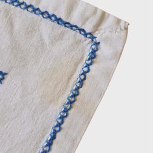 Vintage háziszőttes beregi hímzett kisterítő szett 2db 60x60 cm - otthon & életmód - lakástextil - abrosz, terítő - asztalközép terítő - Meska.hu